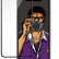 Защитное стекло для iPhone 11 Pro / X / XS, BLUEO 2.5D Receiver Dustproof Stealth (защ. сетка), 0.26 мм, Black (XB25)