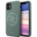 Силиконовый чехол для iPhone 11 Guess Silicone collection 4G logo Hard, Green (GUHCN61LS4GKA)