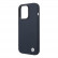 Чехол для iPhone 14 Pro Max BMW Signature Liquid silicone Hard Navy (BMHCP14XSILNA)