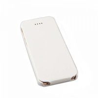 Кожаный чехол для iPhone 5/5S BOROFONE Grand Flip leather case (белый)