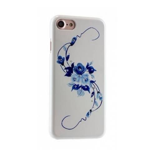 Чехол накладка iCover для iPhone 7 / 8 HP Vintage Rose Blue, IP7R-HP/W-VR/BL