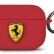 Силиконовый чехол Ferrari Silicone Case с кольцом для AirPods Pro, Red (FEACAPSILGLRE)