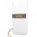 Чехол для iPhone 13 Guess PC/TPU 4G Stripe Hard Tranparent + Gold charm (GUHCP13MKB4GBR)
