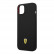 Чехол для iPhone 14 Ferrari Liquid silicone with metal logo Hard Black (FEHCP14SSIBBK)