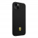 Чехол для iPhone 14 Ferrari Liquid silicone with metal logo Hard Black (FEHCP14SSIBBK)