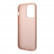Чехол для iPhone 14 Pro Max Guess PU Saffiano with metal logo Hard Pink (GUHCP14XPSASBPI)