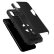 Противоударный чехол для iPhone X / XS с кармашком для карточек TPU + PC (Black)