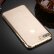 Силиконовый чехол для iPhone 8 Plus / 7 Plus со стразами на рамке, прозрачный Diamond TPU (Gold)
