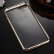 Силиконовый чехол для iPhone 8 Plus / 7 Plus со стразами на рамке, прозрачный Diamond TPU (Gold)