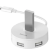 Переходник-адаптер Baseus Round box HUB Type-C to USB 3.0х1+USB 2.0х3 White (CAHUB-G02)