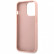 Чехол для iPhone 13 Pro Guess PU Saffiano 4G Big metal logo Hard Pink (GUHCP13LSA4GSPI)