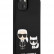 Чехол для iPhone 13 Lagerfeld Liquid silicone Karl & Choupette Hard Black (KLHCP13MSSKCK)