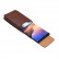 Вертикальный кожаный чехол кобура для смартфонов до 7.2" (Brown)