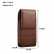 Вертикальный кожаный чехол кобура для смартфонов до 7.2" (Brown)