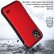 Противоударный чехол для iPhone 12 Pro Max с soft-touch покрытием и эргономичной формой (Red)