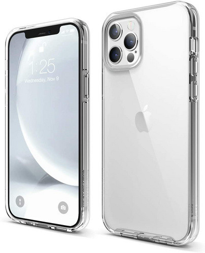 Чехол-накладка для iPhone 12/12 Pro (6.1) Elago HYBRID case (PC/TPU) Clear (ES12HB61-TR)