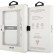 Чехол для iPhone 13 Guess PC/TPU 4G Stripe Hard Tranparent + Silver charm (GUHCP13MKB4GGR)