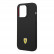 Чехол для iPhone 14 Pro Ferrari Liquid silicone with metal logo Hard Black (FEHCP14LSIBBK)