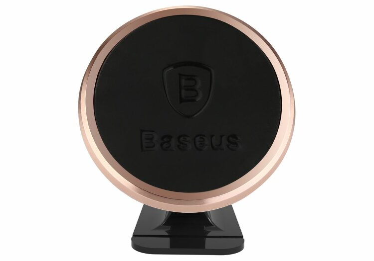 Автодержатель магнитный Baseus 360-degree Rotation Magnetic (на торпедо) Rose Gold (SUGENT-NT0R)