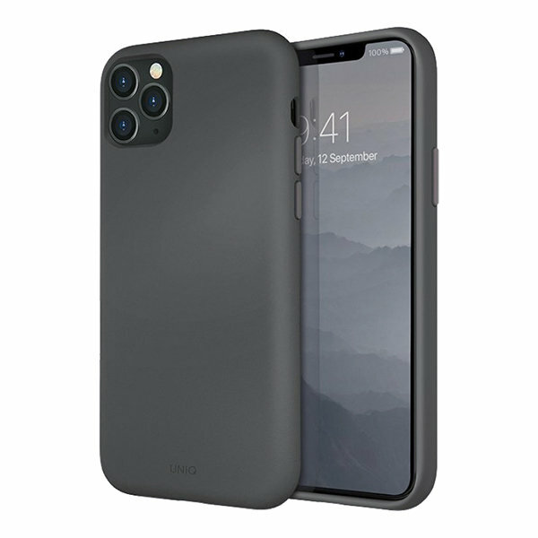 Чехол-накладка для iPhone 11 Pro Uniq LINO Grey (IP5.8HYB(2019)-LINOHGRY)