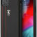 Чехол-накладка Ferrari для iPhone 12 Pro Max (6.7) Off-Track Genuine Leather Stitched Stipe Hard Black (FEODIHCP12LBK)