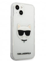 Чехол для iPhone 13 Lagerfeld PC/TPU Choupette Hard Transparent (KLHCP13MCTR)