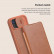 Кожаный чехол книжка Nillkin QIN Pro для iPhone 15, Brown