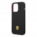 Чехол для iPhone 14 Pro Max Ferrari Liquid silicone with metal logo Hard Black (FEHCP14XSIBBK)