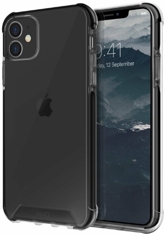 Чехол-накладка для iPhone 11 Uniq Combat Black (IP6.1HYB(2019)-COMBLK)