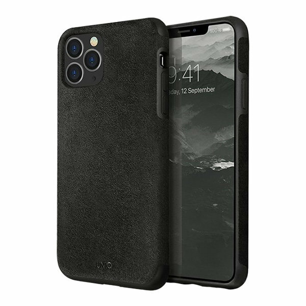 Чехол-накладка для iPhone 11 Pro Uniq Sueve Black (IP5.8HYB(2019)-SUVBLK)