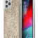 Чехол-накладка для iPhone 12 Pro Max (6.7) Guess Liquid Glitter 4G Hard, Gold (GUHCP12LLG4GSLG)