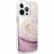 Чехол для iPhone 13 Pro Max Guess Liquid Glitter 4G Big logo Hard Pink (GUHCP13XLG4GPI)