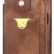 Кожаный чехол карман кобура с двумя отделениями для смартфона до 7.2" (Brown)