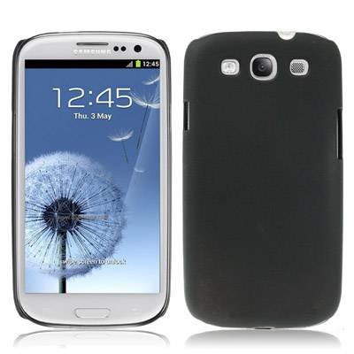 Чехол накладка Soft Touch для Samsung Galaxy S3 / i9300 (Black)