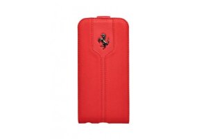 Кожаный чехол с флипом для iPhone 6 / 6S Ferrari Montecarlo Flip, Red (FEMTFLP6RE)