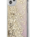 Чехол-накладка для iPhone 12 Pro Max (6.7) Guess Liquid Glitter 4G Hard, Gradient Gold (GUHCP12LLG4GGPIGO)