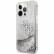 Чехол для iPhone 13 Pro Max Guess Liquid Glitter 4G Big logo Hard Silver (GUHCP13XLG4GSI)