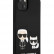 Чехол для iPhone 13 mini Lagerfeld Liquid silicone Karl & Choupette Hard Black (KLHCP13SSSKCK)