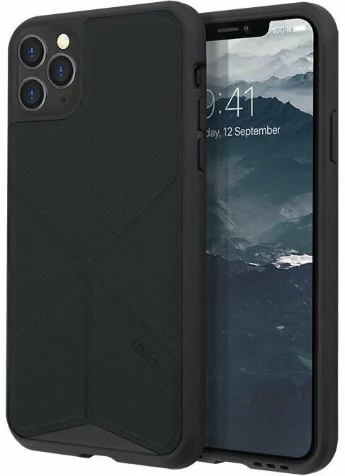 Чехол-накладка для iPhone 11 Pro Uniq Transforma Black (IP5.8HYB(2019)-TRSFBLK)