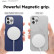 Чехол-накладка для iPhone 12/12 Pro (6.1) Elago MagSafe Soft silicone case Blue (ES12MSSC61-JIN)