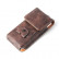 Вертикальный кожаный чехол кобура для смартфонов до 6.7" (Brown)