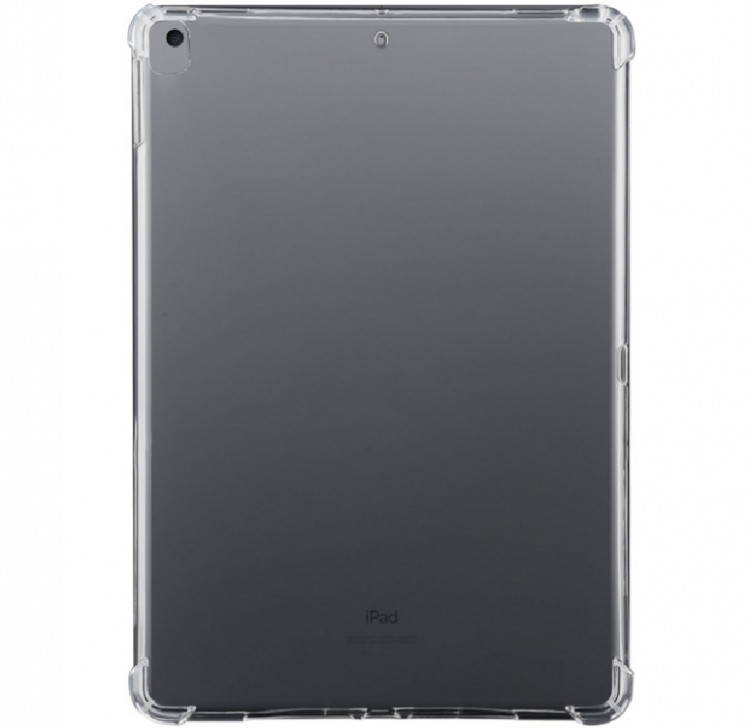 Силиконовый прозрачный чехол для iPad 10.2 (2021/2020/2019) с усиленными гранями