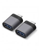Адаптер USB-C to USB-A Elago Mini aluminium Dark grey (2 шт.) (EADP-ALUSBC-DG-2P)
