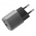 Сетевое зарядное устройство EnergEA Ampcharge GaN20 USB-C PD20 + USB-A QC18 20W, Gunmetal