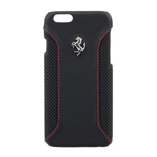 Кожаный чехол-накладка для iPhone 6 / 6S Ferrari F12 Hard, Black (FEF12HCP6BL)