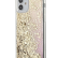 Чехол-накладка для iPhone 12 mini (5.4) Guess Liquid Glitter 4G Hard, Gradient Gold (GUHCP12SLG4GGPIGO)