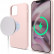 Чехол-накладка для iPhone 12/12 Pro (6.1) Elago MagSafe Soft silicone case Pink (ES12MSSC61-LPK)