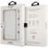 Чехол для iPhone 13 Guess PC/TPU Script logo Hard Transp + Pearl strap White (GUHCP13MKPSWH)