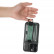 Кожаный чехол Suteni для iPhone 14 Pro Max с держателем, ремешком на запястье и карманом для карт (Black)