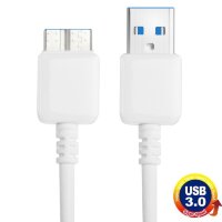 USB кабель Micro USB 3.0 для Samsung Galaxy S5 / Note 3 и др. (белый)